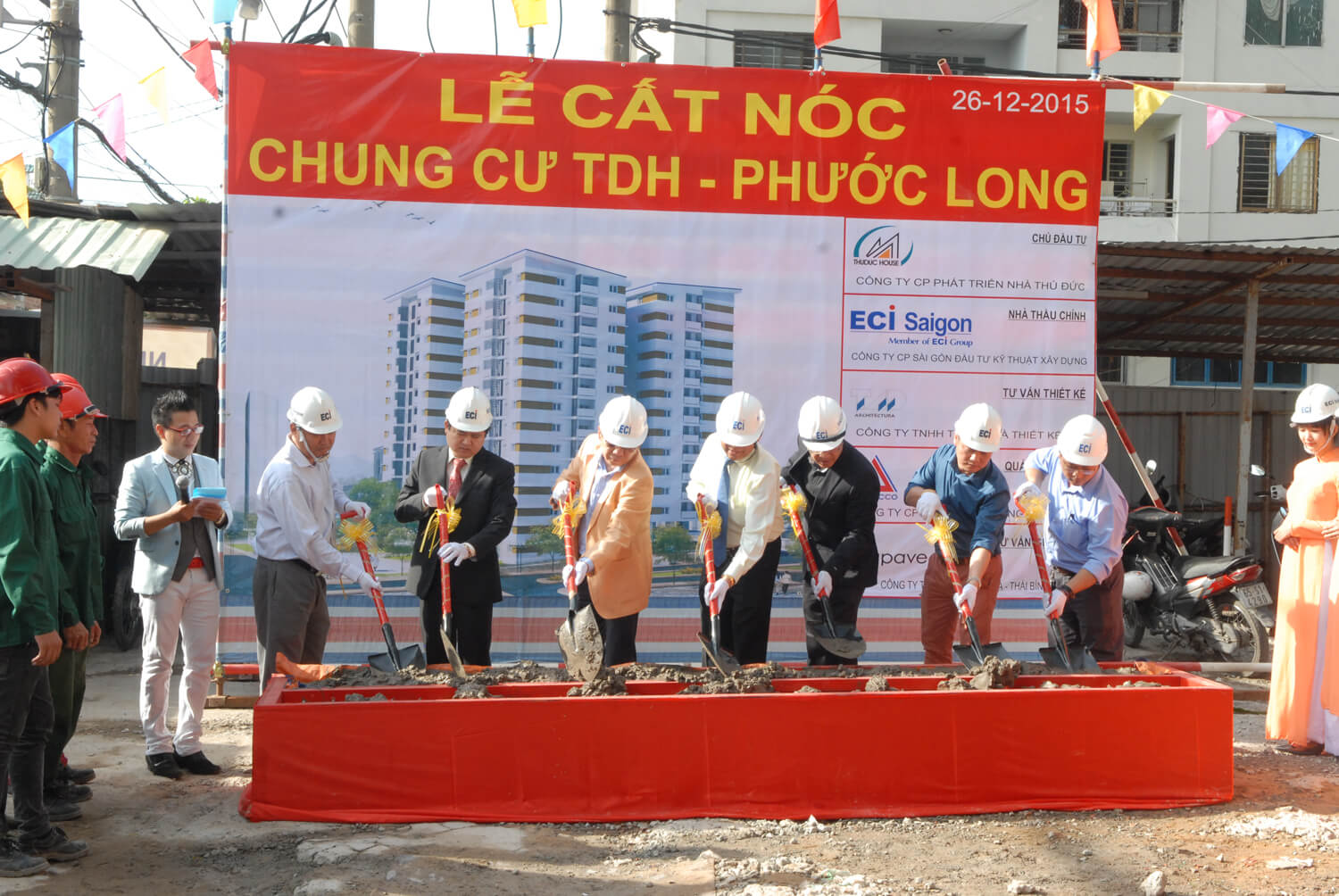 Lễ cất nóc TDH Phước Long