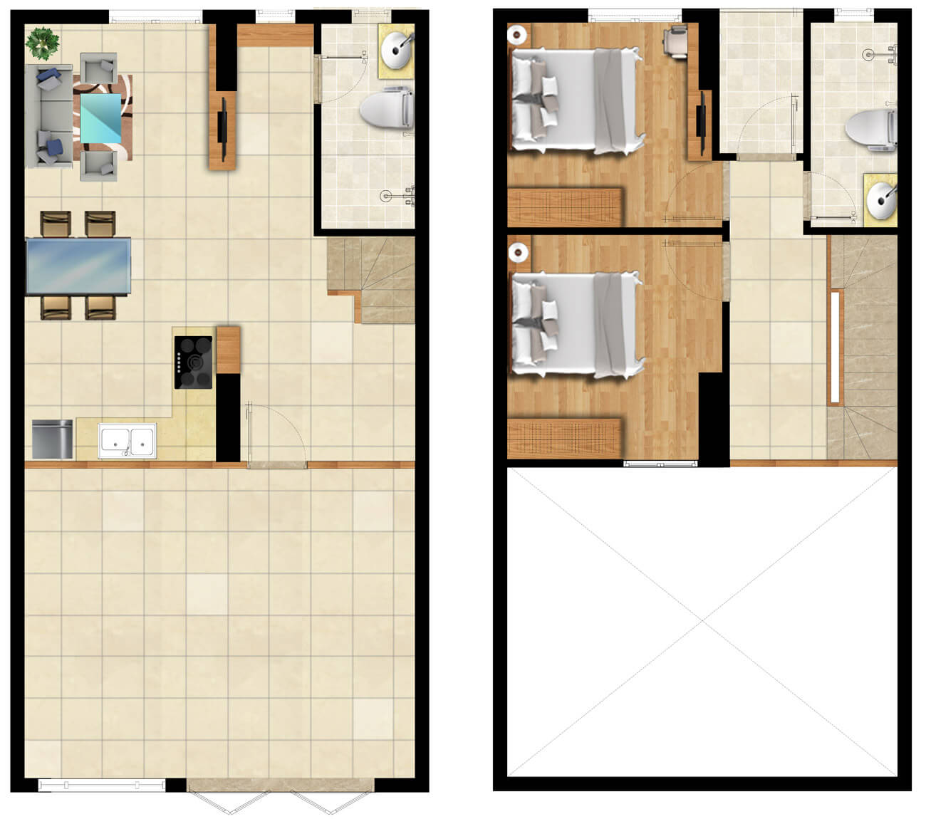 Mẫu căn hộ thương mại