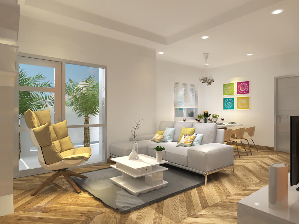Phối cảnh Phòng khách