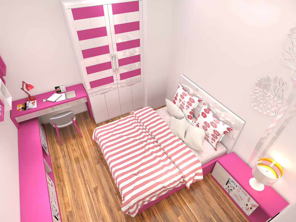 Phối cảnh Phòng ngủ phụ