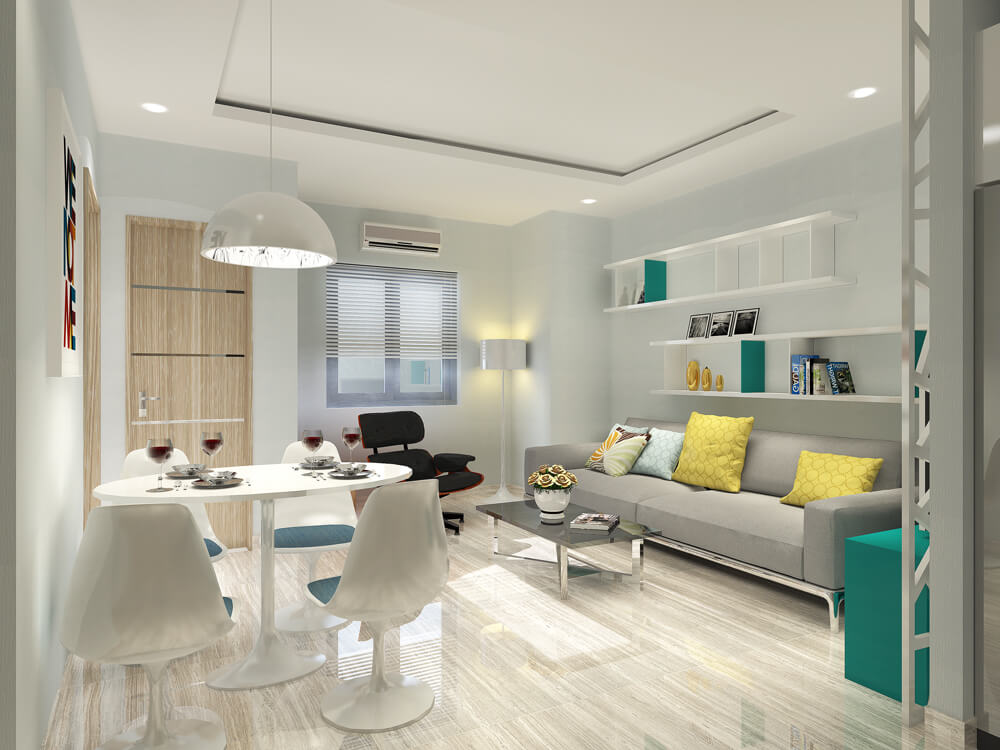 Phối cảnh Phòng khách