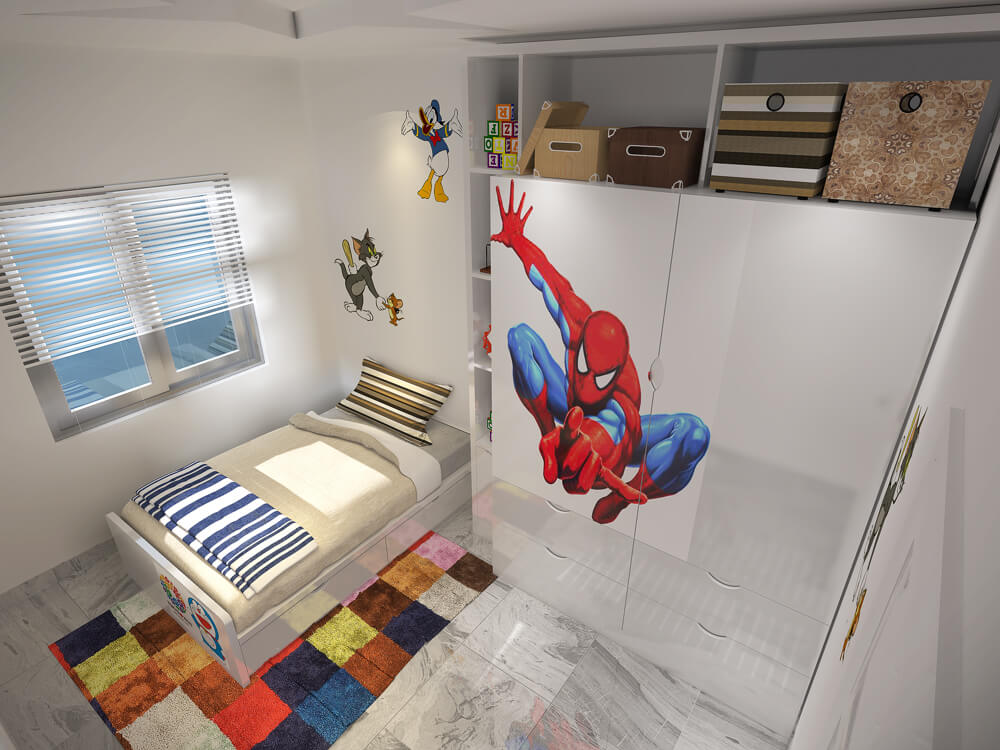 Phối cảnh Phòng ngủ phụ